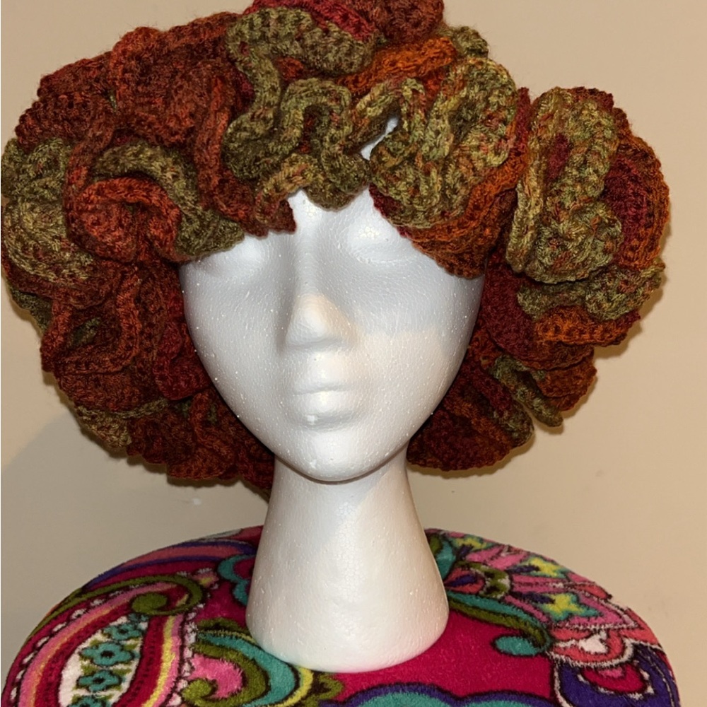 Handcrafted Multicolor Crochet Hat